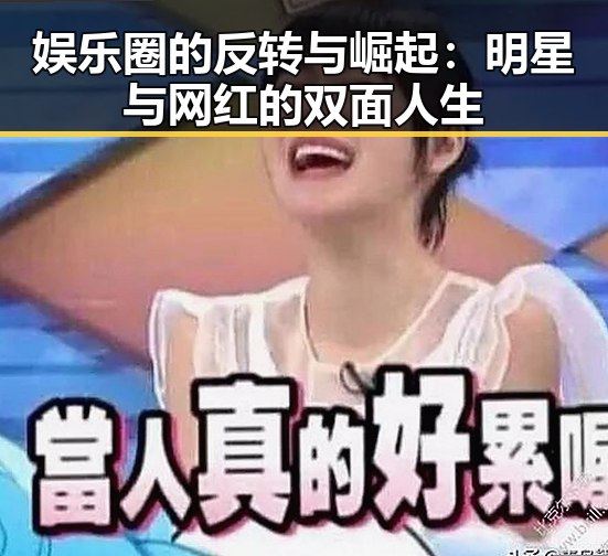 娱乐圈的反转与崛起：明星与网红的双面人生